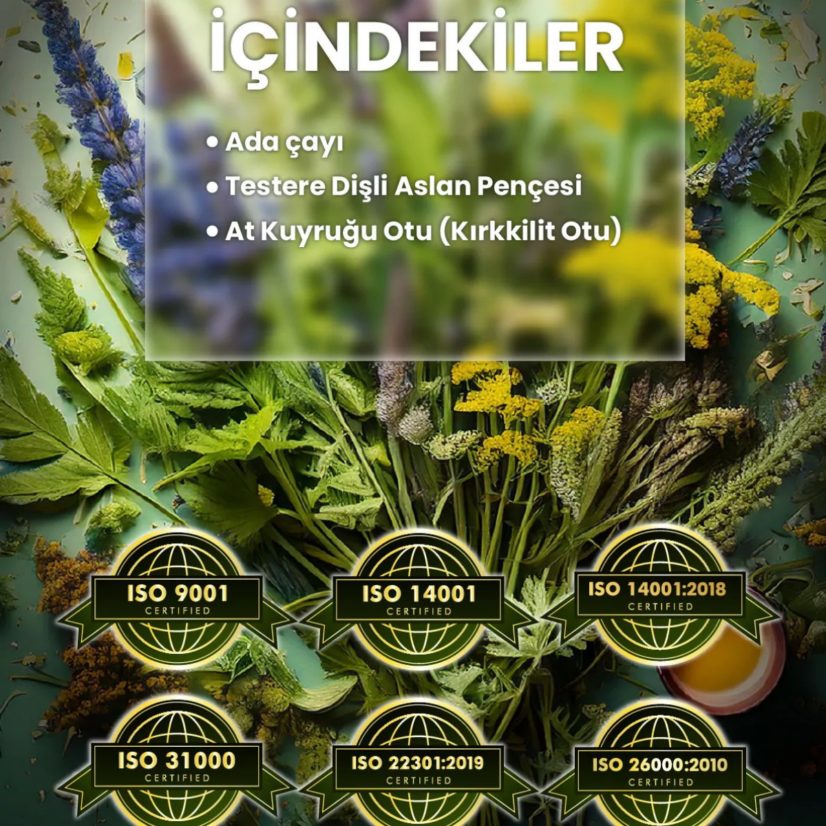 Aşırı Terleme Önleyici ve Stres Azaltmaya Yardımcı Bitki Çayı - 420 gr