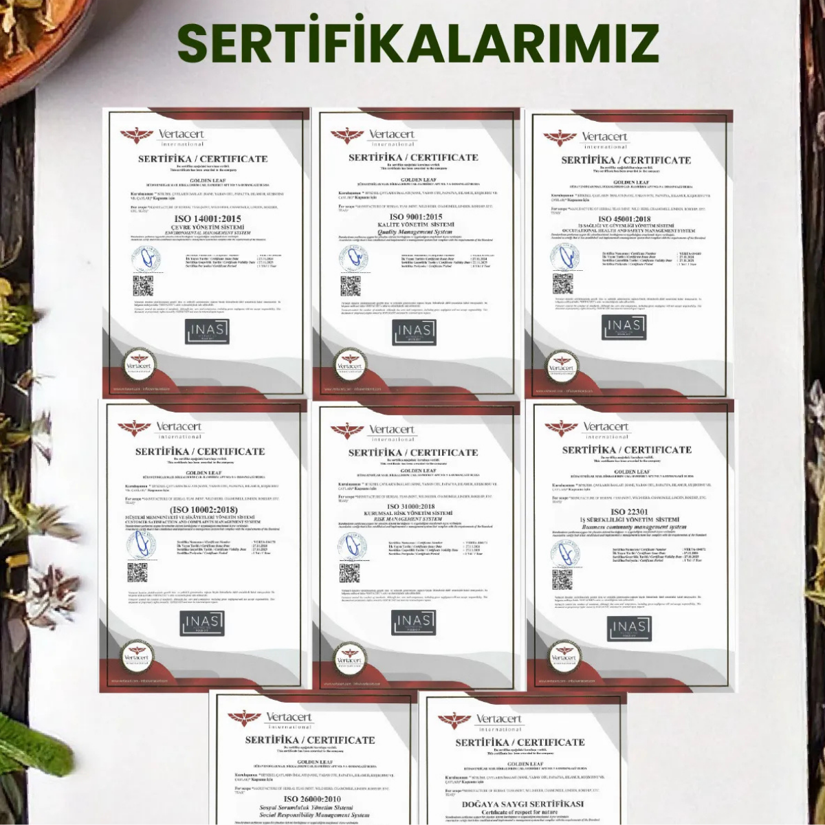 Aşırı Terleme Önleyici ve Stres Azaltmaya Yardımcı Bitki Çayı - 420 gr